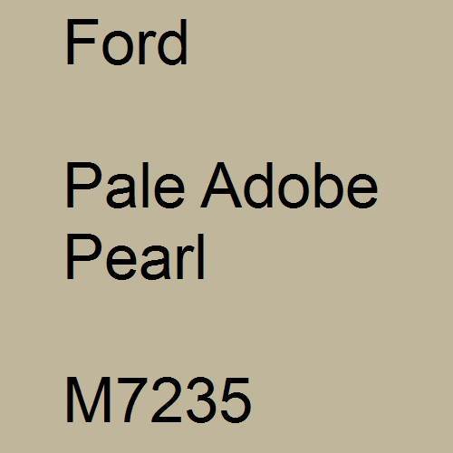 Ford, Pale Adobe Pearl, M7235.